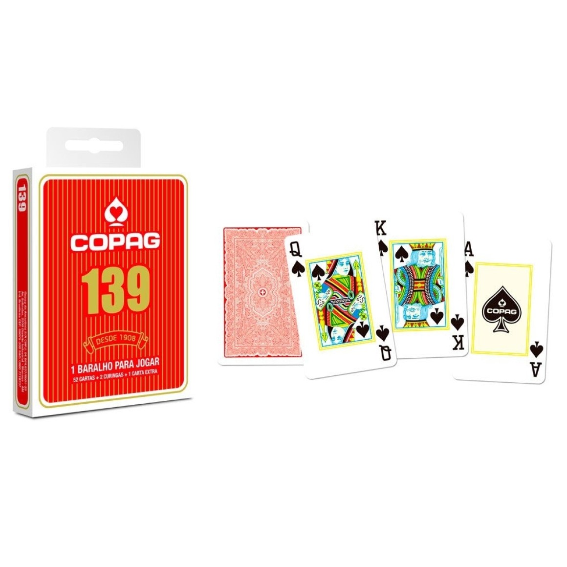 Jogo De Cartas Baralho 139 93048 - Fort Tudo