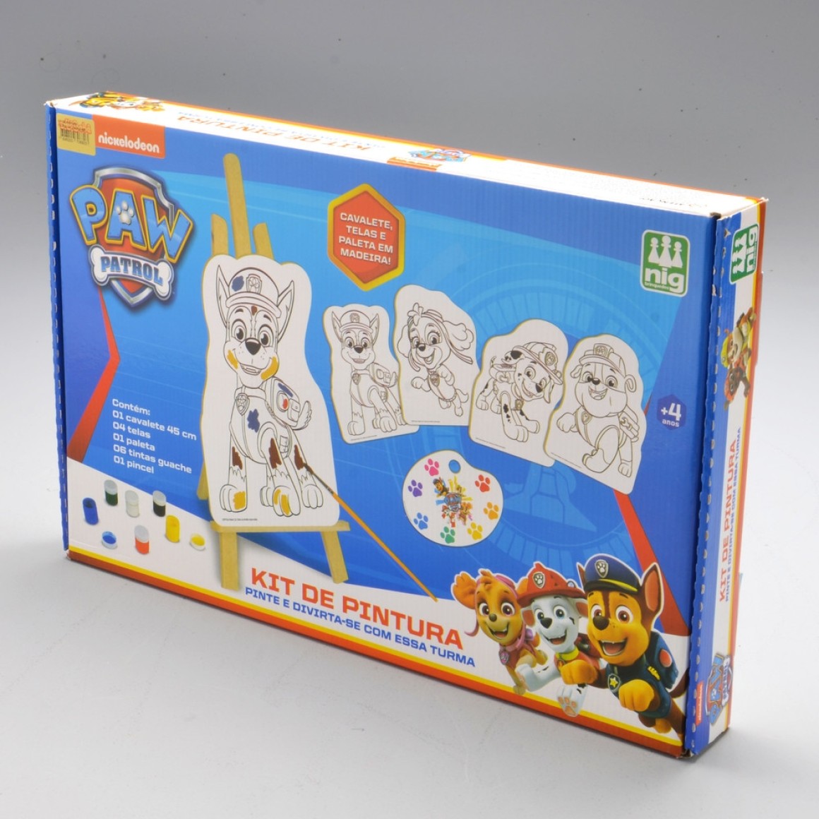 Jogo Colorir Kit Pintura Patrulha Canina - Nig Brinquedos